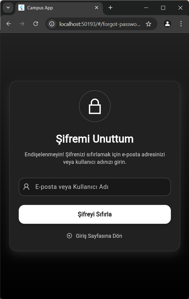 Şifremi Unuttum